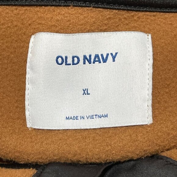 Old Navy Men's 1/4 Zip Pullover Fleece Sweatshirt XL Extra Large Long Sleeve - Picture 3 of 4